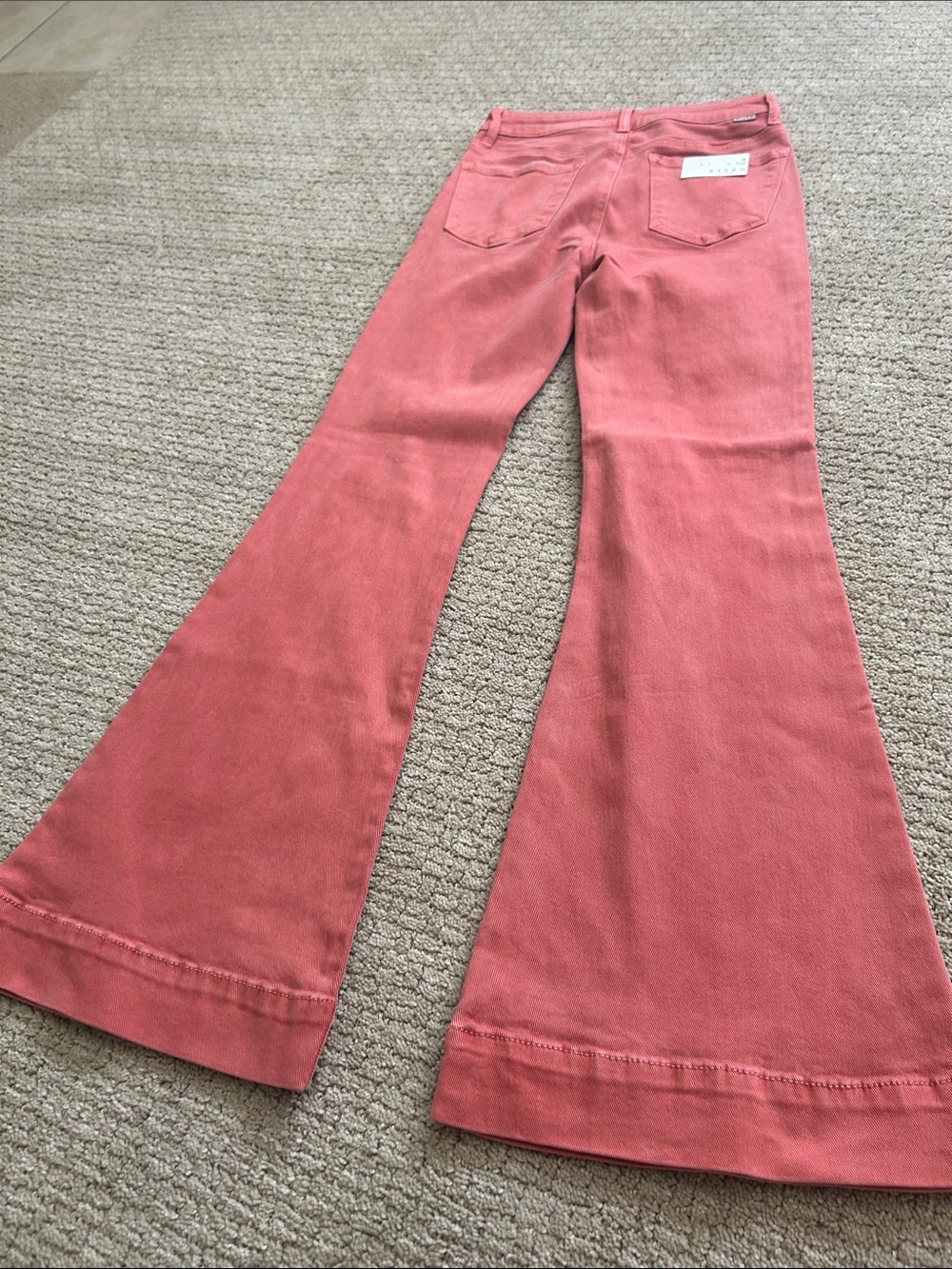 Risen flare legs peach blossom jeans NWT 5/27 - Picture 4 of 5